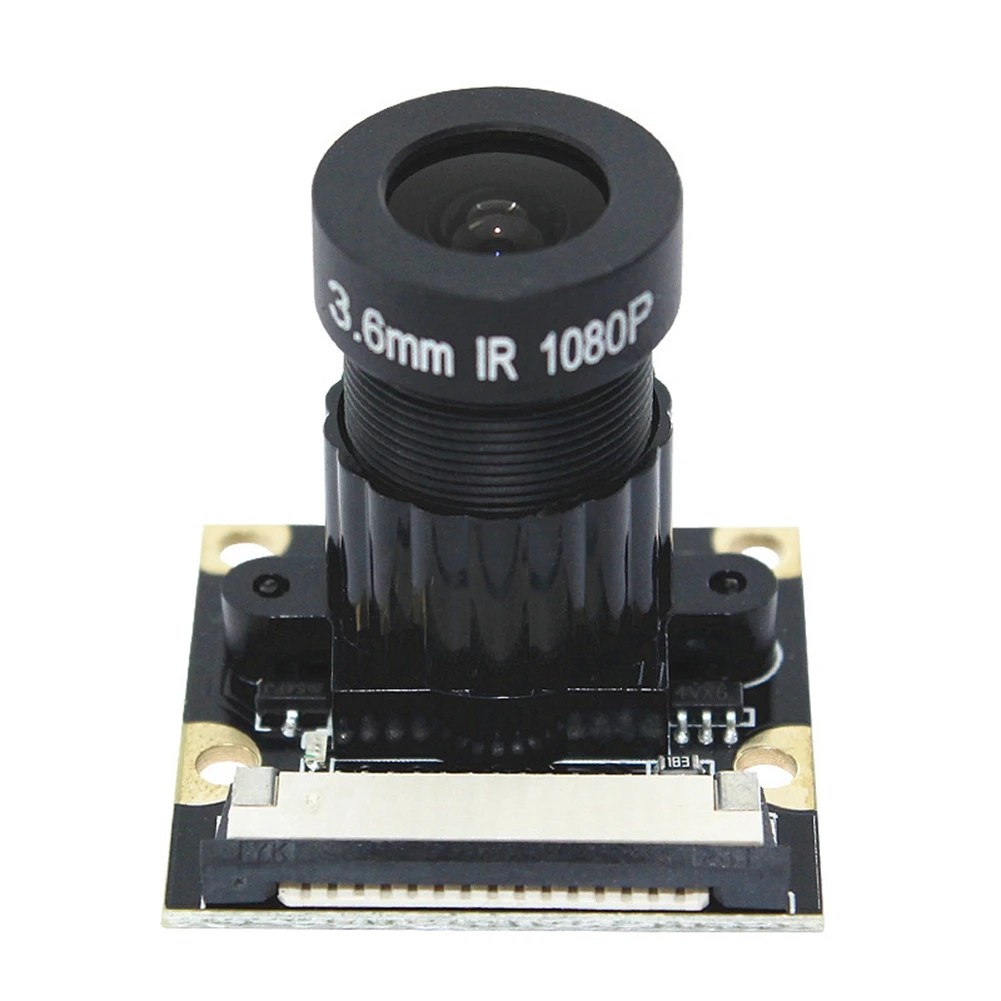 카메라 모듈 비 야간 투시경 버전, 라즈베리 파이 75 도 3.6mm, 초점 조절 가능, 1080P HD 웹캠, 5MP OV5647