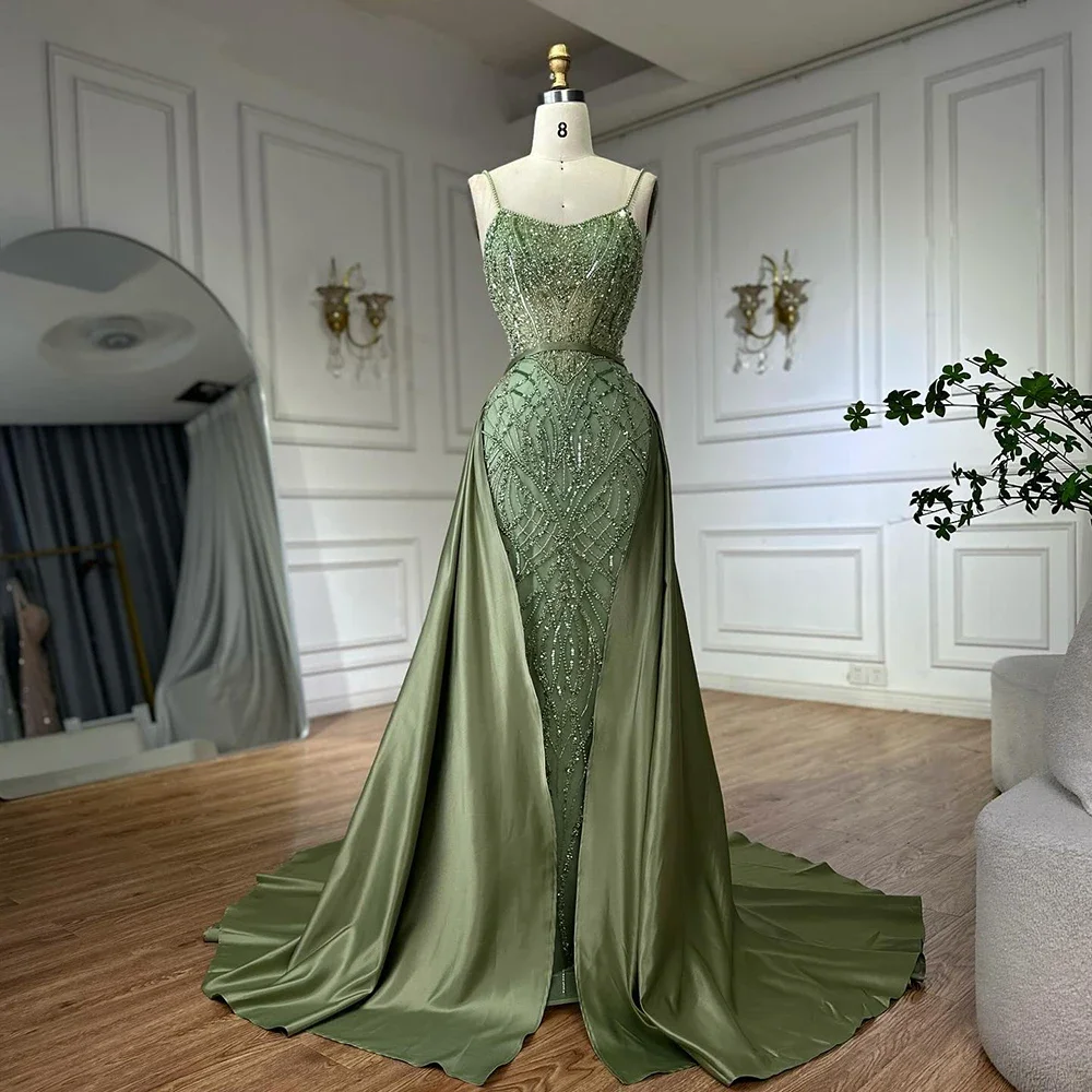 green emerald velvet dress Sage A-line Off The Shoulder Corset Dress – Lisposa main image 0
