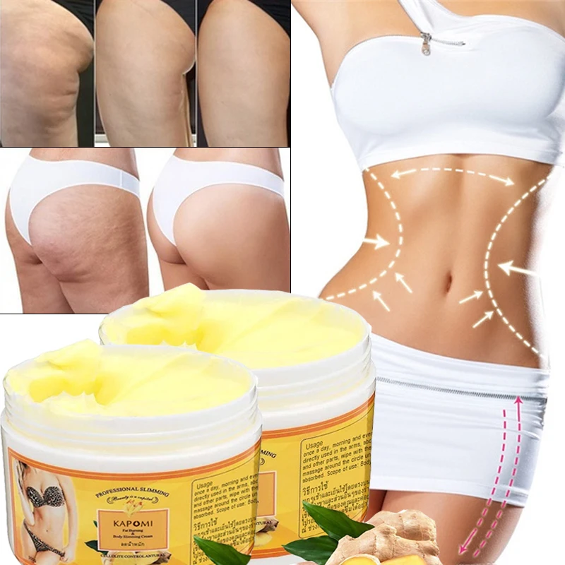 Karcsúsító krém gyömbér test has fogyókúrás masszázskrém zsírégető fogyás anti fat mass Slim krém_voghion.com