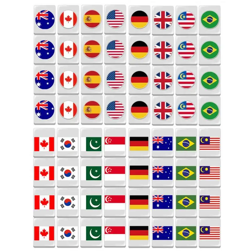 Flag-Mahjong-64PCS-Game-Blocks-Mahjong-Sets-Game-Blocks-Mahjong-Sets ...