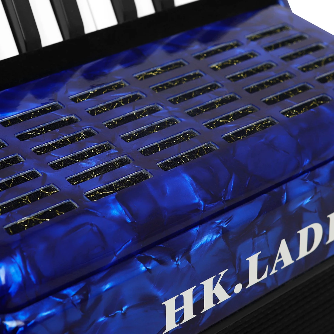Hk · lade ah-20 blau 22 Taste 8 Bass Key Button Akkordeon profession elles Bajan Akkordeon für Performance Keyboard Instrument – Detail 10