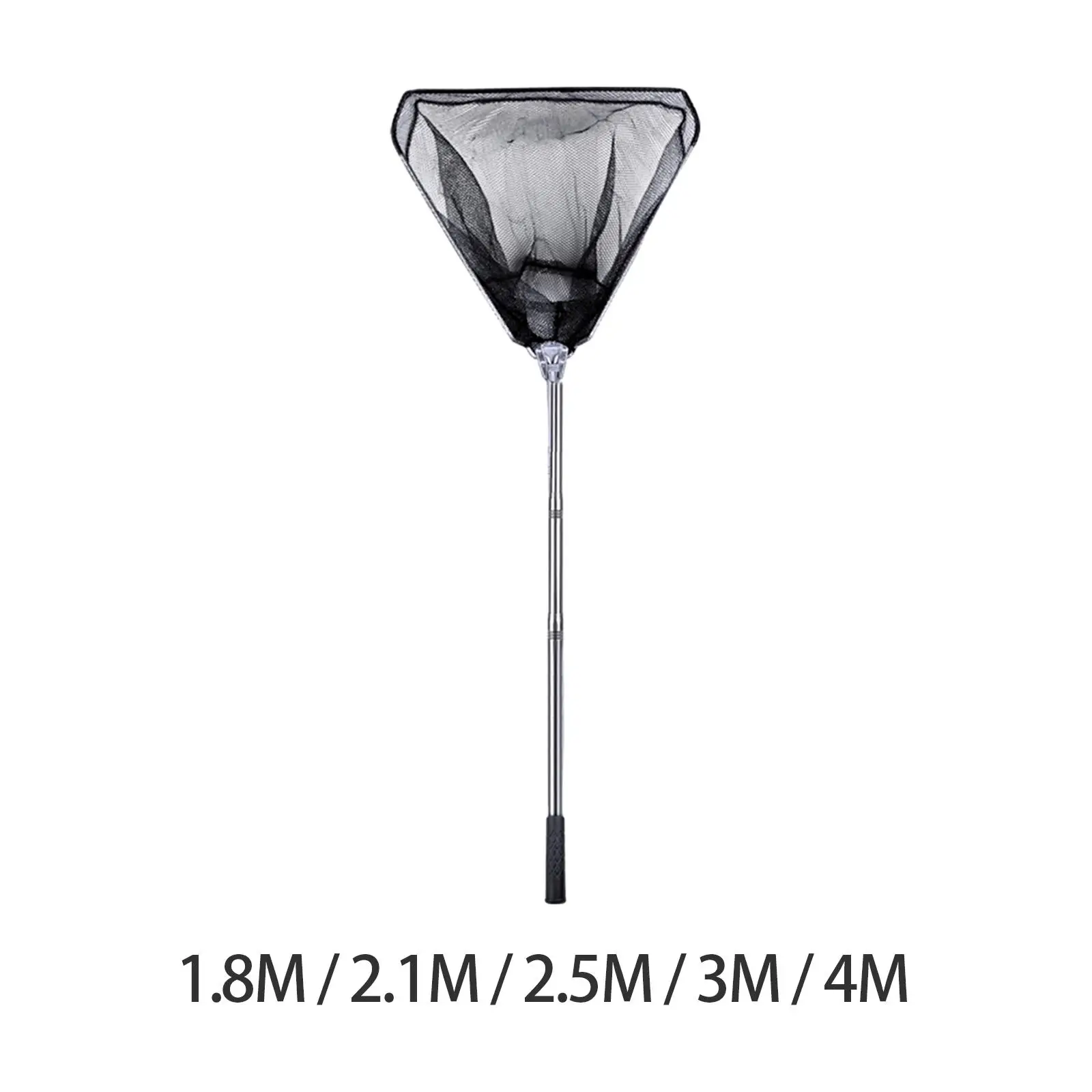 Portable Folding Fishing Landing Net Accessories Practical Stainless Steel Rod