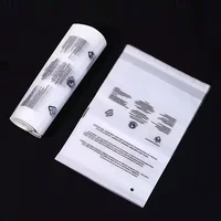 100pcs Self-adhesive Clothing Bags English Anti Suffocation Warning Self-adhesive Transparent Plastic High Transparency Pack Bag 2