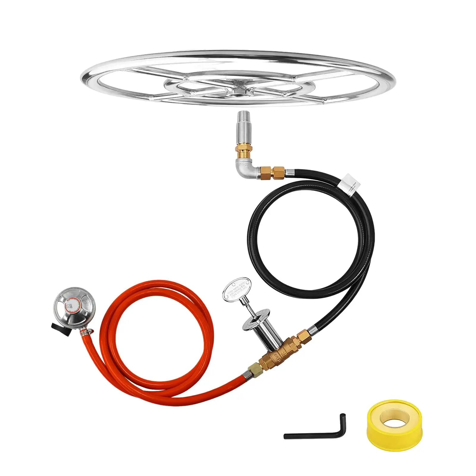 substituicao de poco fogo 12 polegada fire pit queimador anel kit 01
