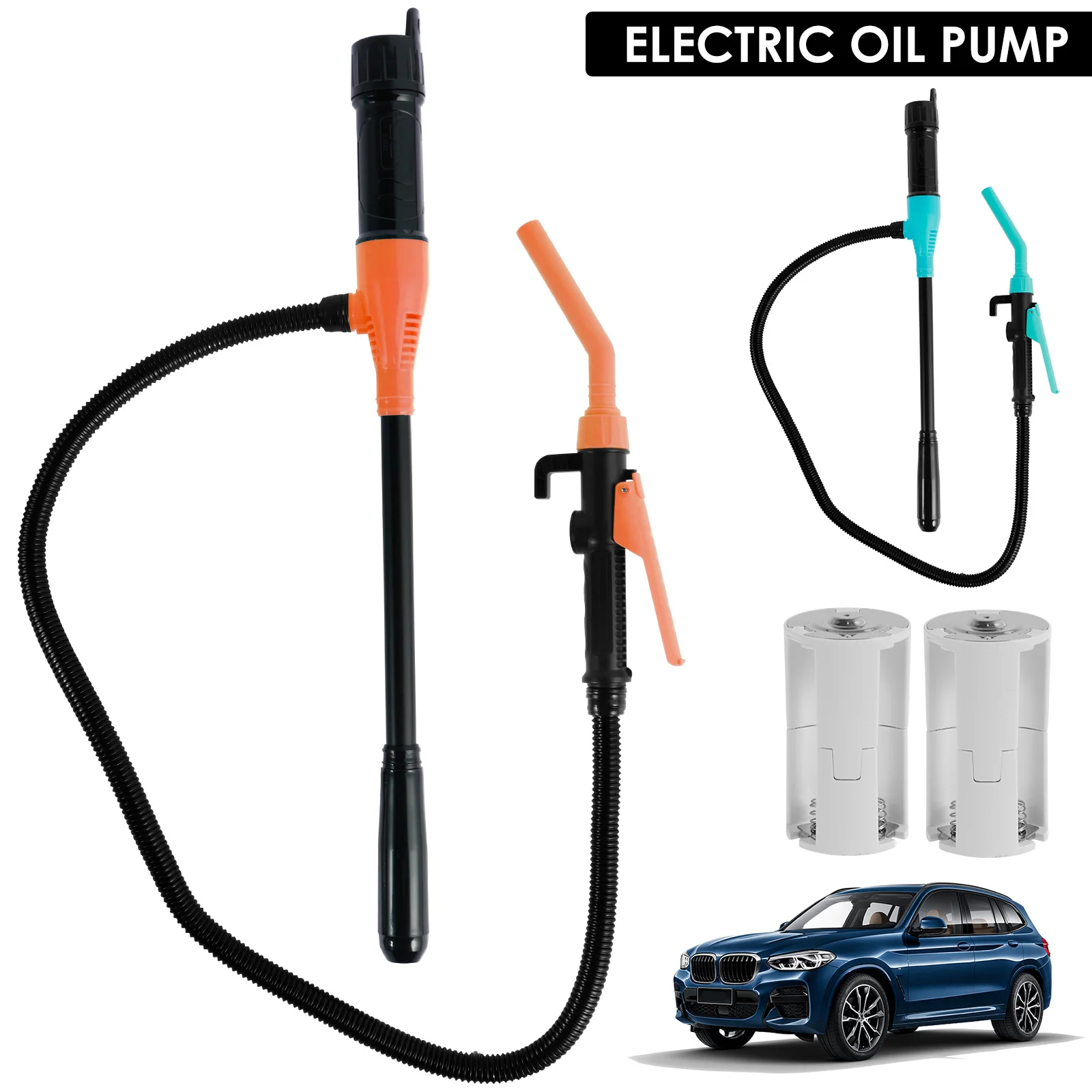 Bomba Sumergible Para Agua Y Diésel - Funciona Con Batería De Litio 21V, Caudal De 40-60L/min