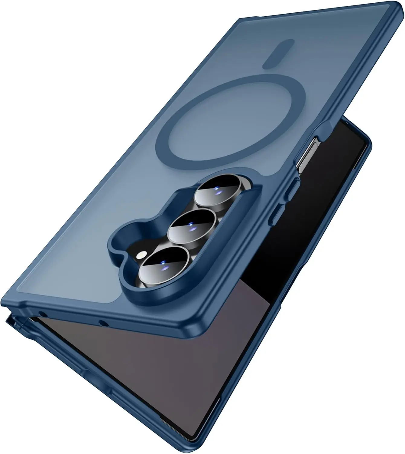 Sleek Magnetic Slim Translucent Matte Case with Soft Bumper