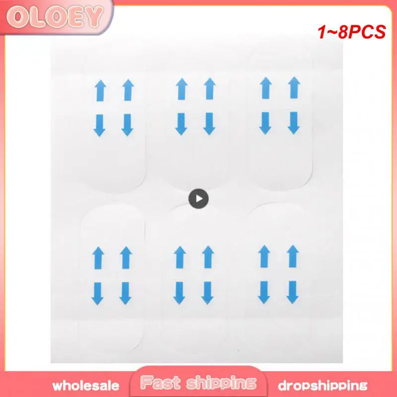 

1~8PCS Set Invisible Thin Face Stickers Face Facial Line Wrinkle Sagging Skin V-Shape Face Chin Lift Adhesive