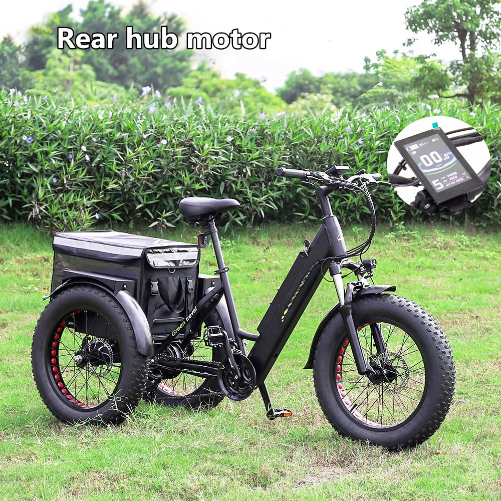 

electric trike adults motocross bike 20" *4.0 rear hub motor 100km range fat tire electric trike motorcycles sportbikes