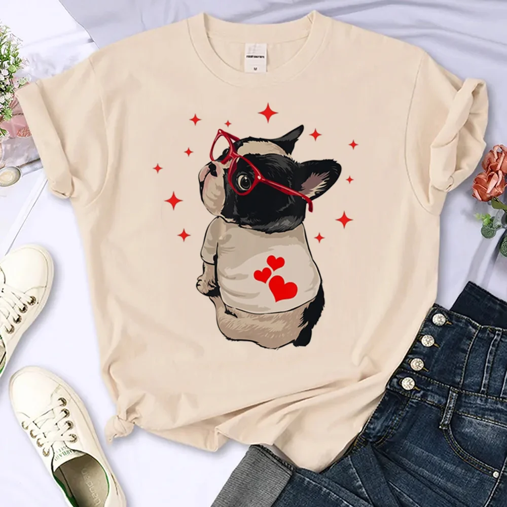 

pug Tee women summer t shirt female 2000s clothes