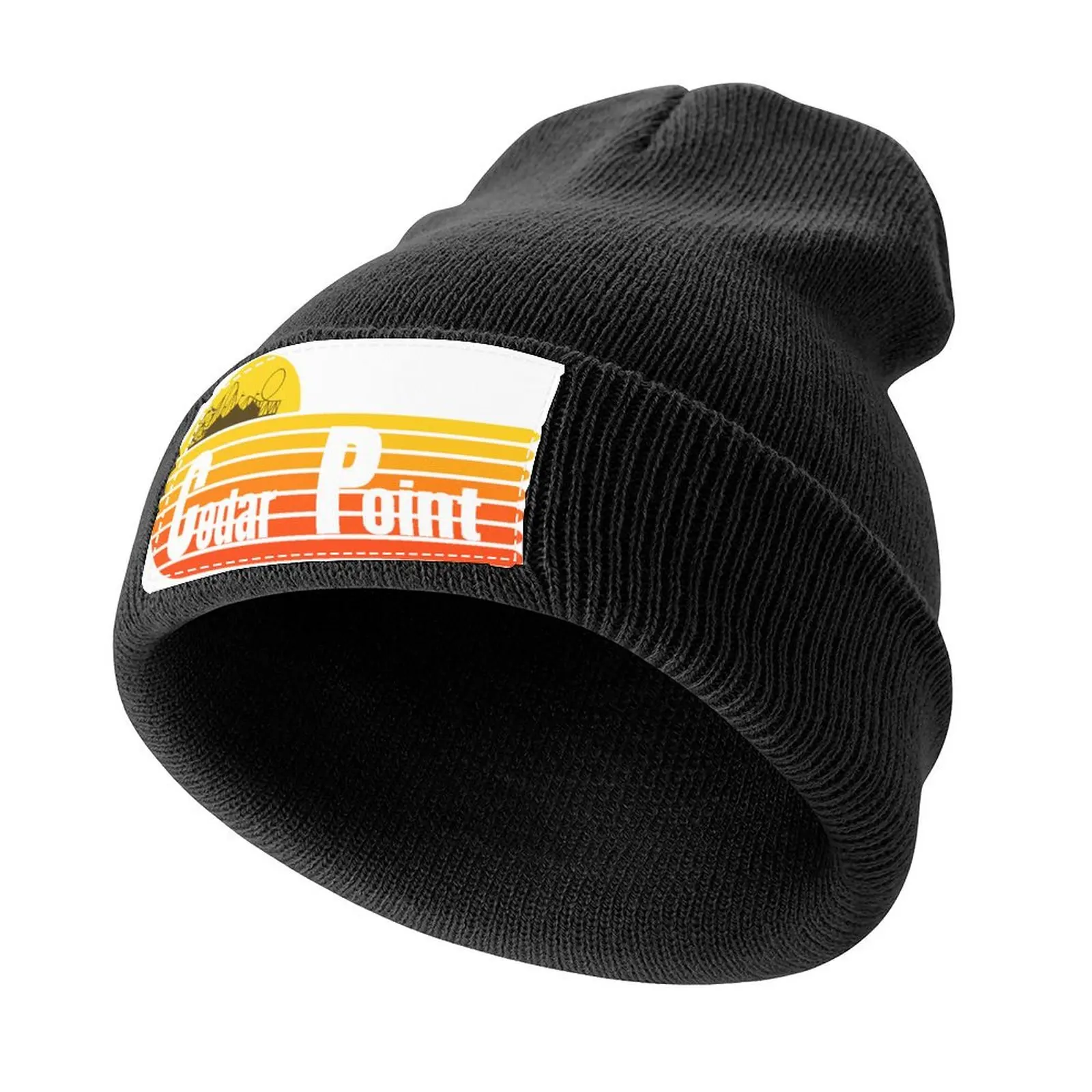 

Vintage Cedar Point Knitted Cap beach hat hard hat Visor Sun Hats For Women Men's