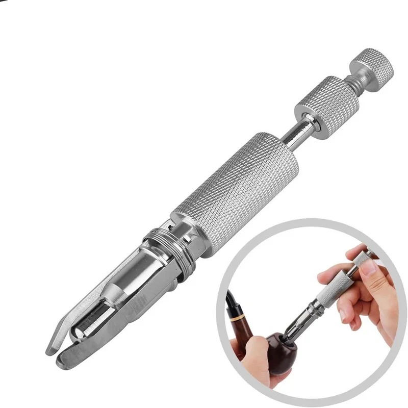 Senior Tobacco Pipe Tool Stainless Steel Adjustable Pipe Reamer Cleaner With 6 Blades Carbon Scraper Needle Pick Smoke Accessory smoking accessories tobacco pipe tobacco smoking accessories smoking pipe smoking pipe cleaners
