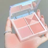 INS knit blush Student Party natural facial supernatural four color cheek blue cheek purple pan pure wind waterproof sweat 4