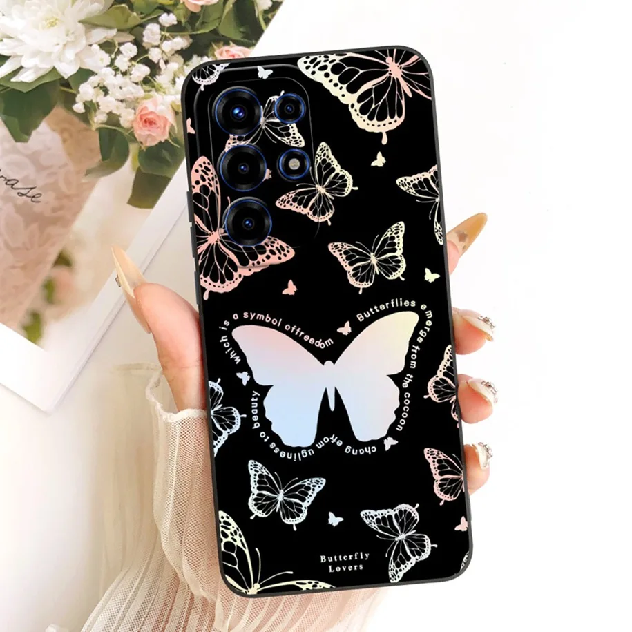 Floral Fashion Soft Silicone Bumper Phone Case in Pink