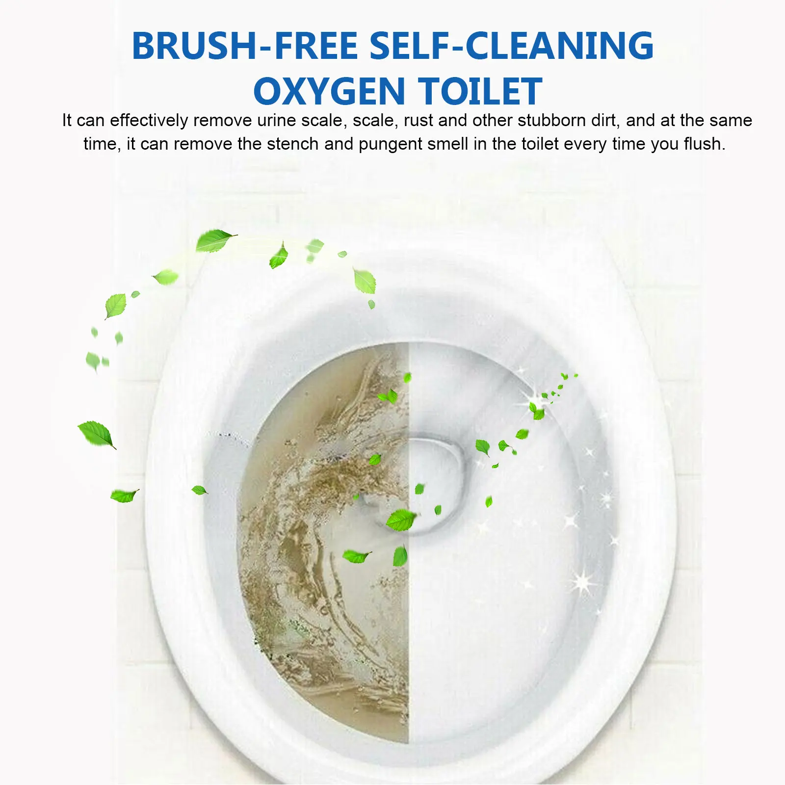 Automatic Toilet Deodorant and Cleaner Tablets