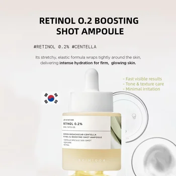 Korean Centella Retinol 0.2% Boosting Shot Ampoule, Face Serum for Skin Elasticity,Fine Lines & Firmness Beauty Skincare Product 1