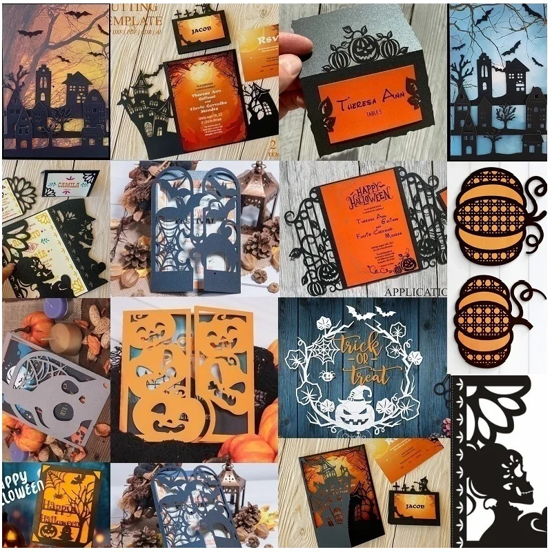 

Halloween Pumpkin Box Metal Cutting Dies Scrapbook Embossing Folder for Paper Craft DIY Handmade