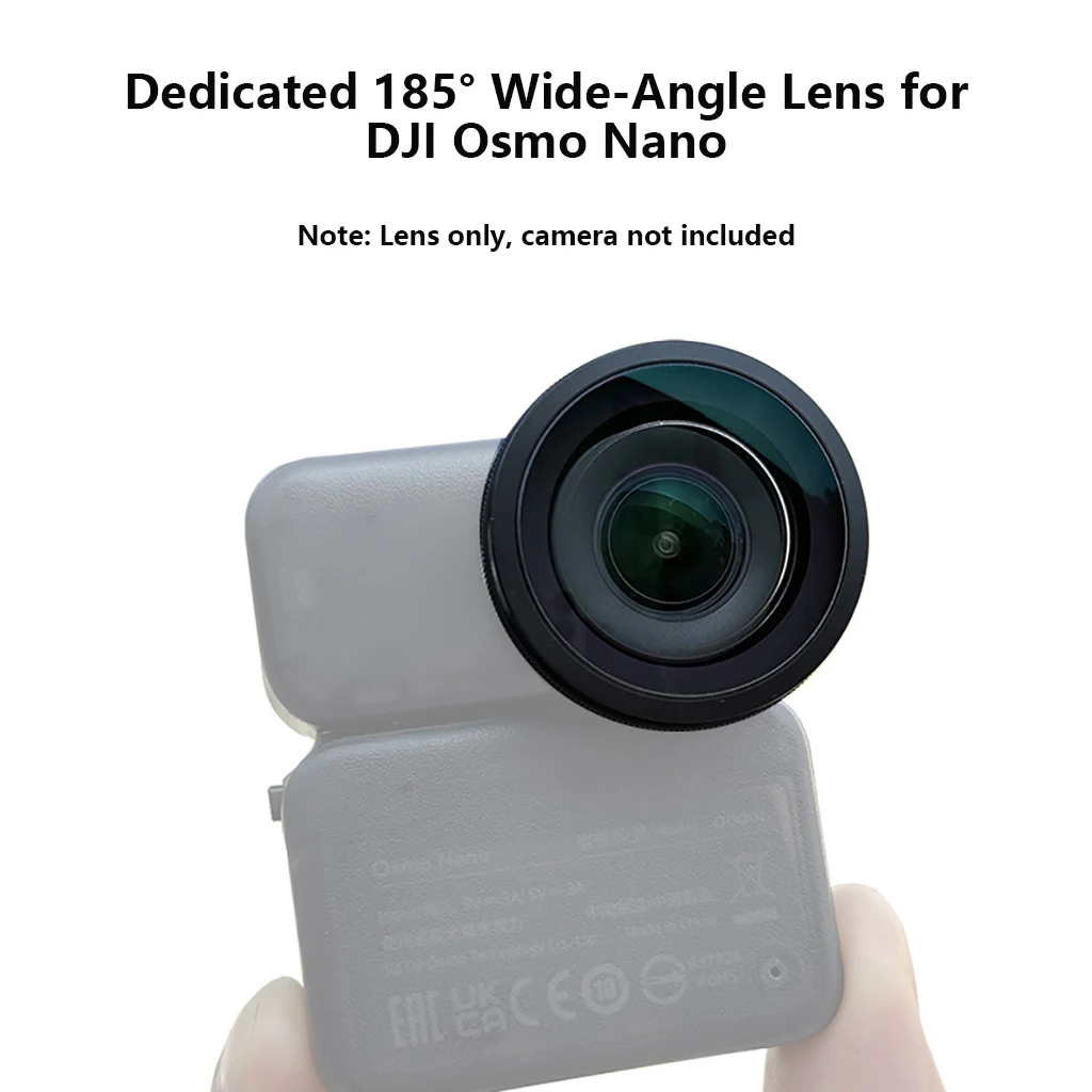Weitwinkelobjektiv für DJI Osmo Action 5 Pro 185 ° Super Wide View Professionelles, kratzfestes Action-Kamera-Zubehör mit HD-Beschichtung – Detail 15