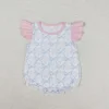 Wholesale Children Summer Newborn Romper Baby Girl Flower Bubble Jumpsuit Kids Toddler Infant Floral One-piece Clothing 2