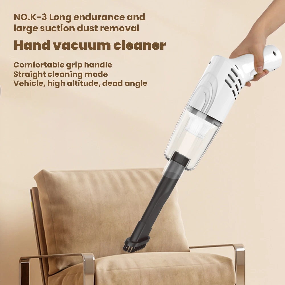

Black/White Wireless Handheld Vacuum Cleaner Portable Cordless Vacuum Cleaners for Home Sofa Car Seats