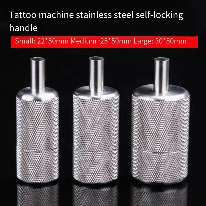 25mm Tattoo Grip Motor Handle 304 Stainless Steel Round Tattoo Machine Tattoo Equipment Tattoo Supplies Bandagem Tattoo children s writing posture pen holder silicone ball widened writing aid kids pen grip correction wristband students supplies