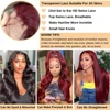 99j Burgundy 13x6 Hd Lace Frontal Human Hair Wigs Transparent Colored Body Wave Red Lace Front Wig 4x4 5x5 Closure Wig For Women 4