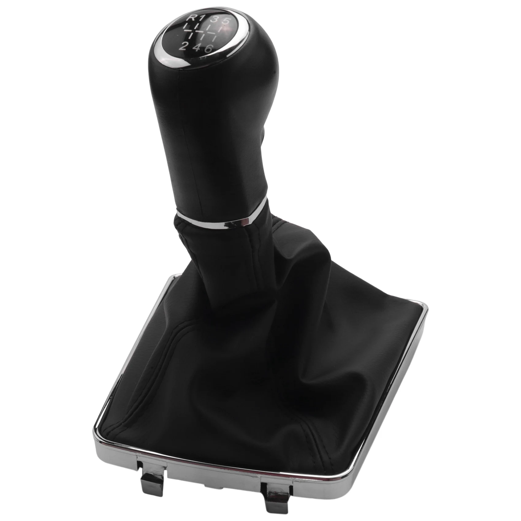 

6 Speed Gear Shift Knob Stick Gaiter Boot Cover Fit for Opel Vauxhall Zafira H 2005-2014 with Reverse Gear Handle