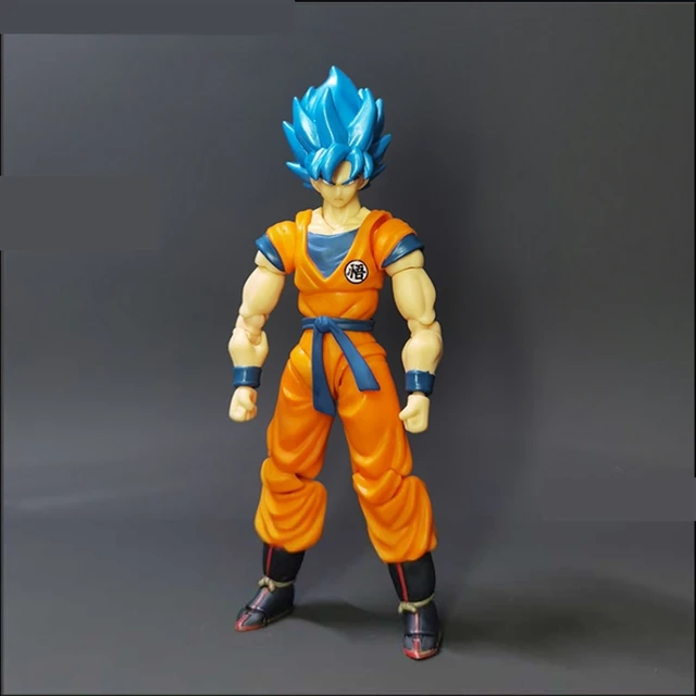 Boneco Dragon Ball Super Articulado Colecionável Goku Blue