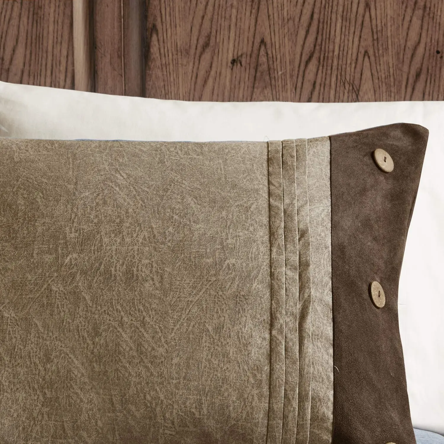 Park Boone Cozy Comforter Set, Faux Suede, Deluxe Hotel Styling All Season Down Alternative Bedding Matching Shams, Decorative P