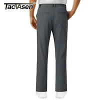 TACVASEN Golf Pants Men Stretch Lightweight Quick Dry Work Pants Waterproof Flat Front Dress Pants with 5 Pockets 30"/32"/34" 2