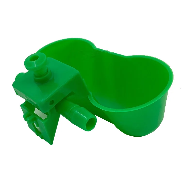 5 Sets Quail Drinking Waterer Dual Cups Pigeon Chicken Water Bowls with Screws Automatic Fountain Feeding Birds Supplies