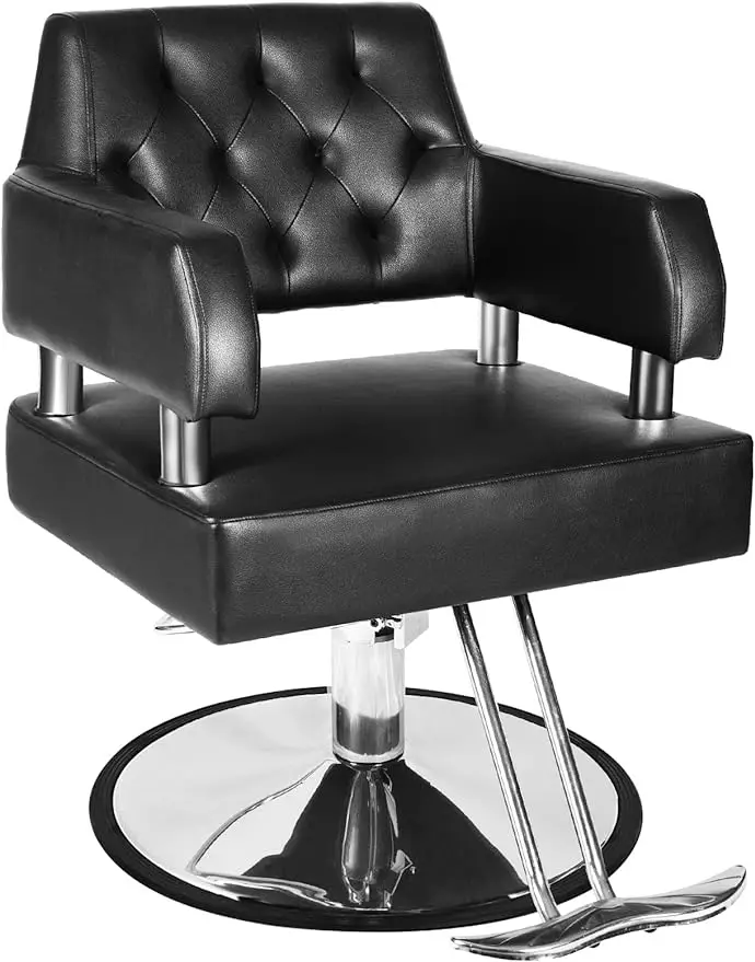 BarberChairSalonChairforHairStylistwithHydraulicPump