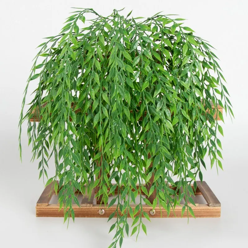 Artificial Fern Leaves Vines Faux Willow Foliage Rattan Lianas