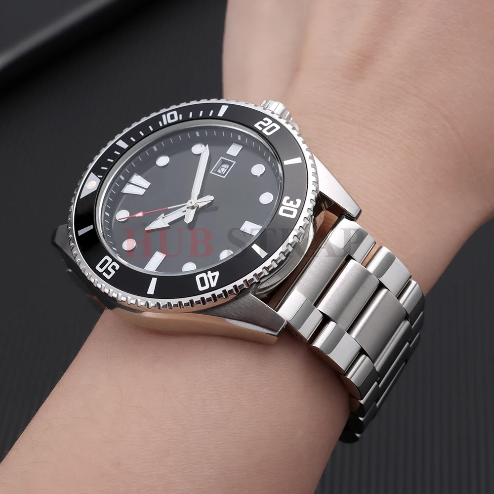 Stainless Steel Solid Metal Watchband Bracelet with Tool