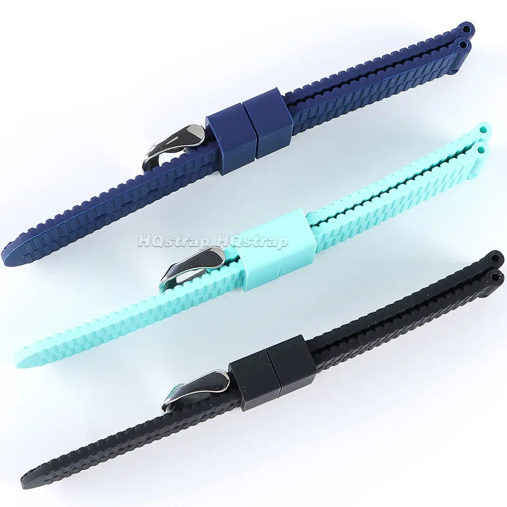 Sporty Waterproof Silicone Watch Strap – Quick Release Rubber Wristband in Multiple Sizes