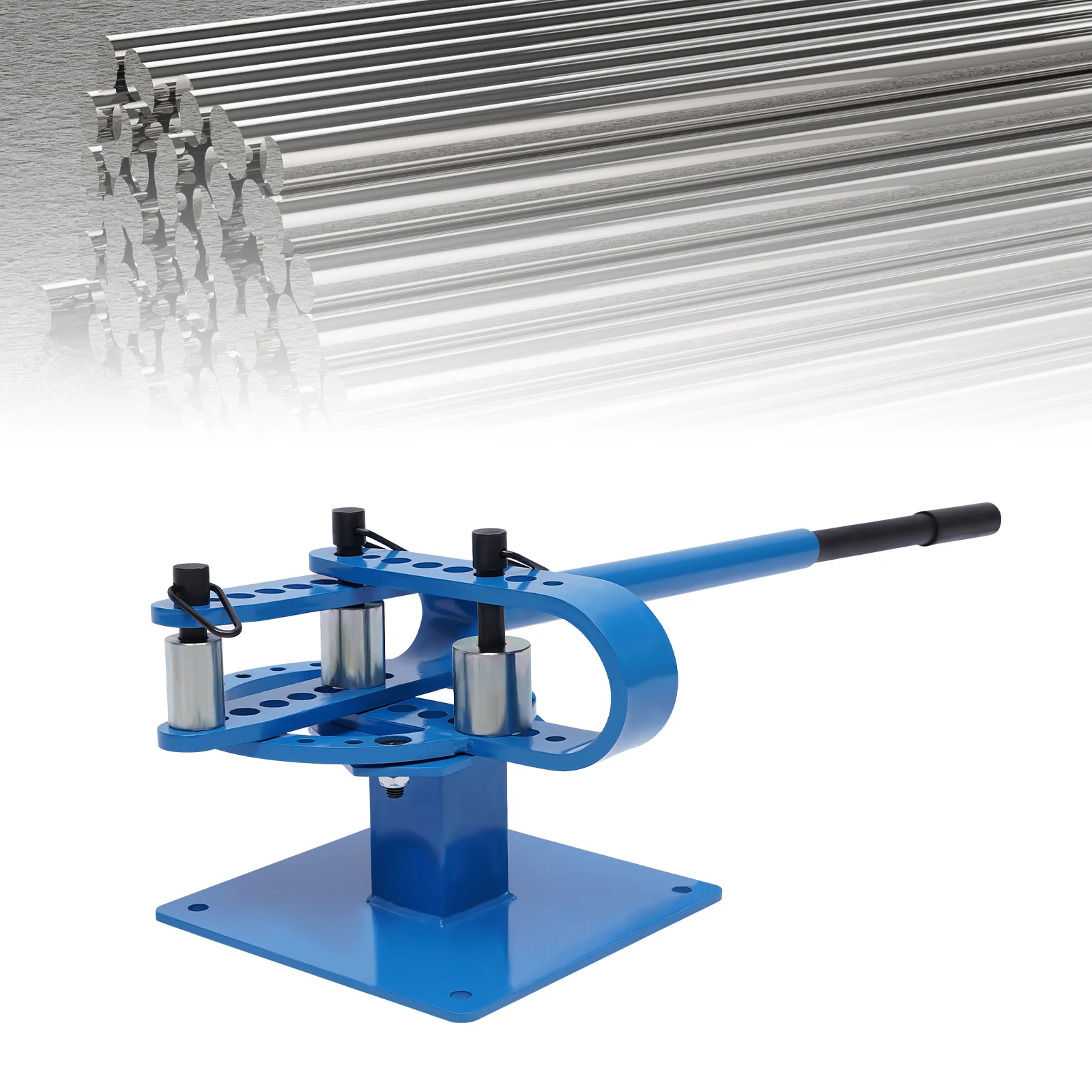 Premium Pipe Bender Tube Bender Manual Tube Bending Machine W/ 7 Dies Tubing Metal 1" to 3"