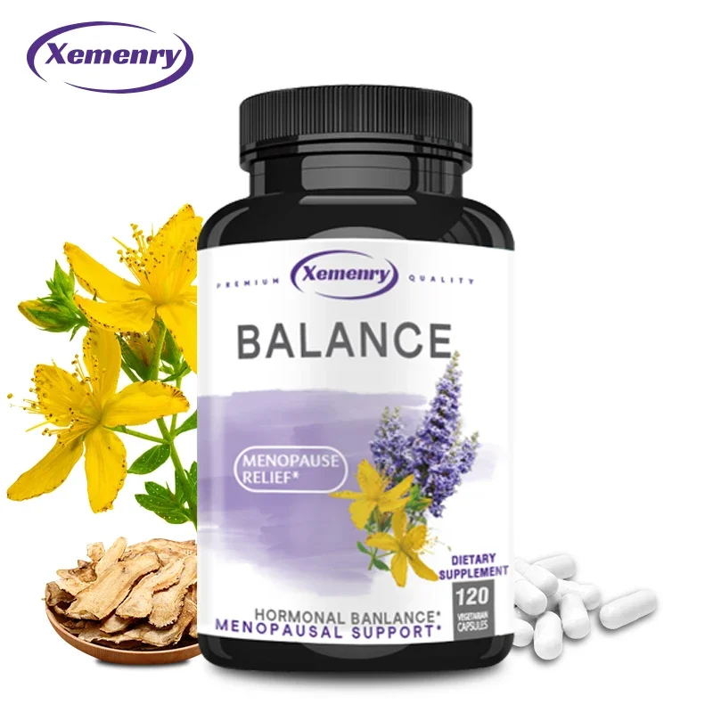 

Women's Menopausal Balance Supplement - Contains St. John's Wort Extract, Angelica Sinensis Extract