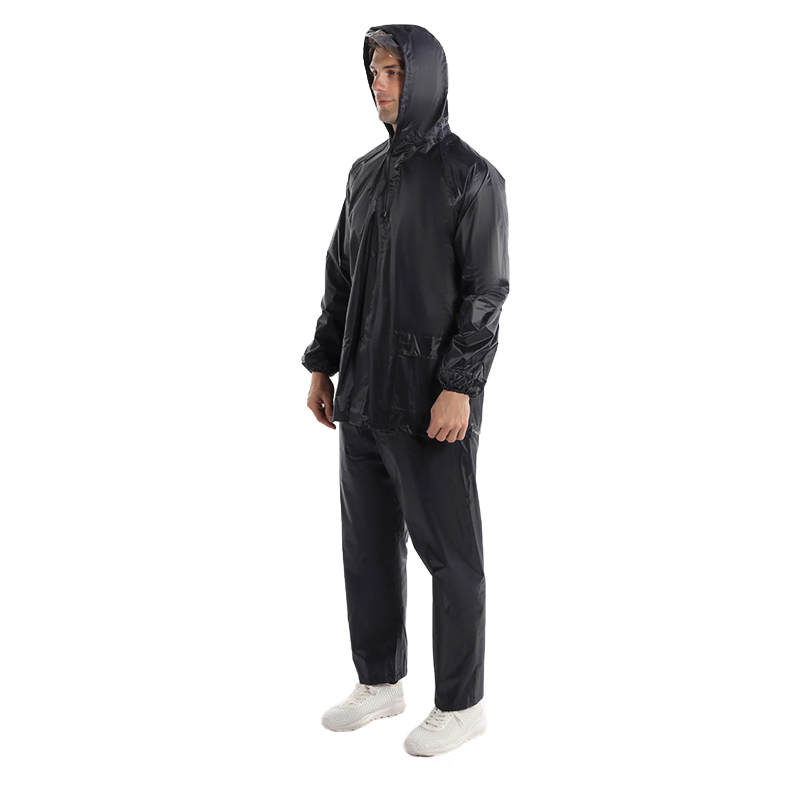 Rain Suits For Man Women Waterproof Fashion Rain Suit With Hood Lightweight Suit For Outdoor Fishing Hiking Camping