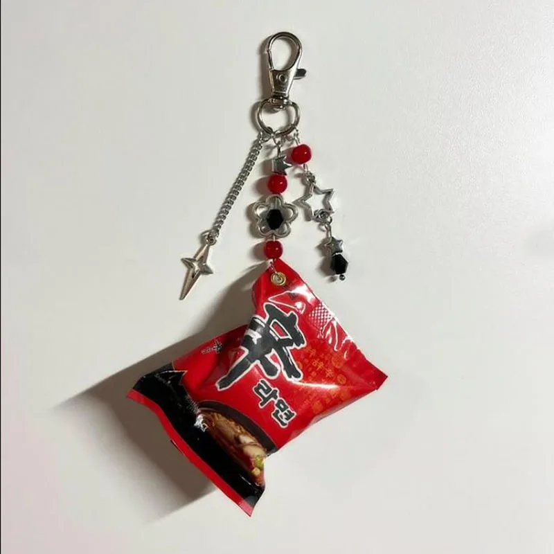 handmade Buldak ramen keychains Aesthetic