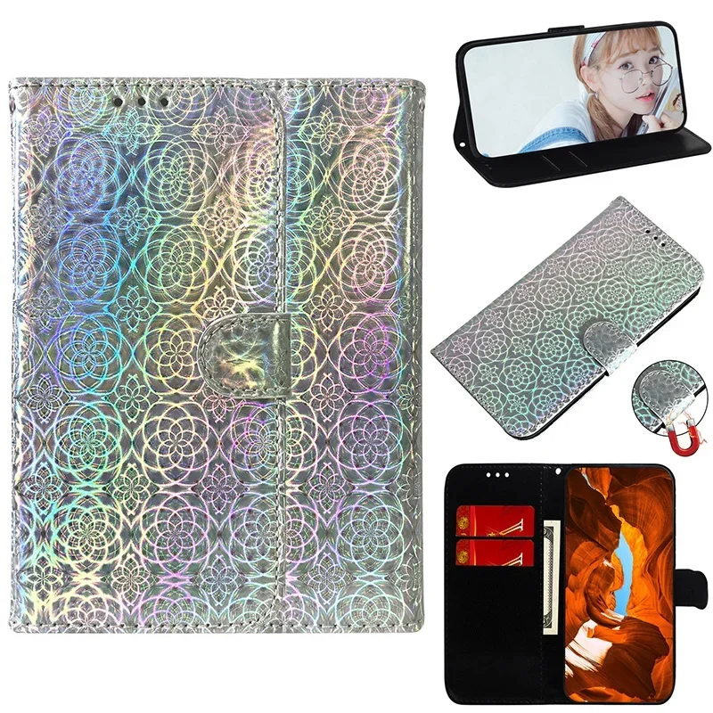 Leather Flip Wallet Case - Stand Feature & Enhanced Protection