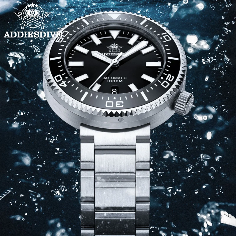 ADDIESDIVE Men's Luxury Watch 1000m diver's watch Waterproof