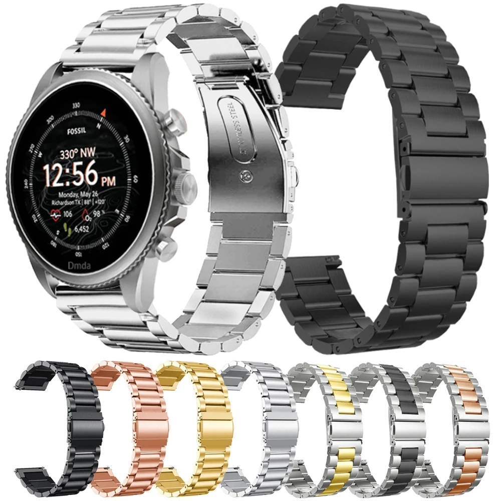 

Ремешок для часов, металлический, нержавеющая сталь, 45 мм, Gen6 gen 5, 5e, Gen5 LTE