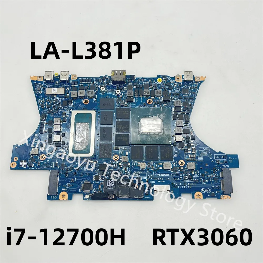 La-L381P Con Scheda Madre Per Notebook I7-12700H Rtx3060-V6G Per Scheda Madre Per Laptop Dell Alienware X14 Ddr5 01Cytc 0 T9Xyp T9Xyp