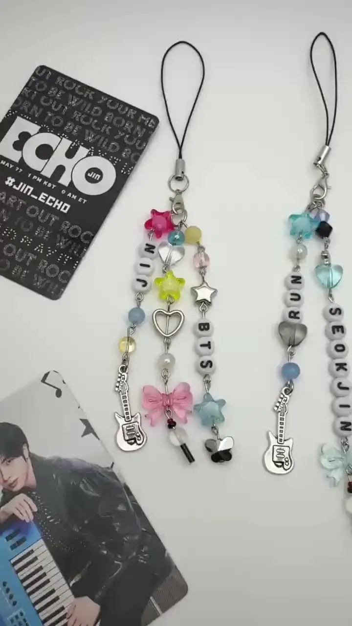 RUNSEOKJIN ジン JIN TOUR MINI CHARM BTS JIN RUN SEOKJIN EP. TOUR Official MD TOUR MINI CHARM Set