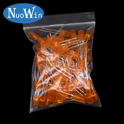 Assorted LED Diode Kit in Vibrant Colors - 3mm & 5mm Sizes (5mm Orange 100pcs)