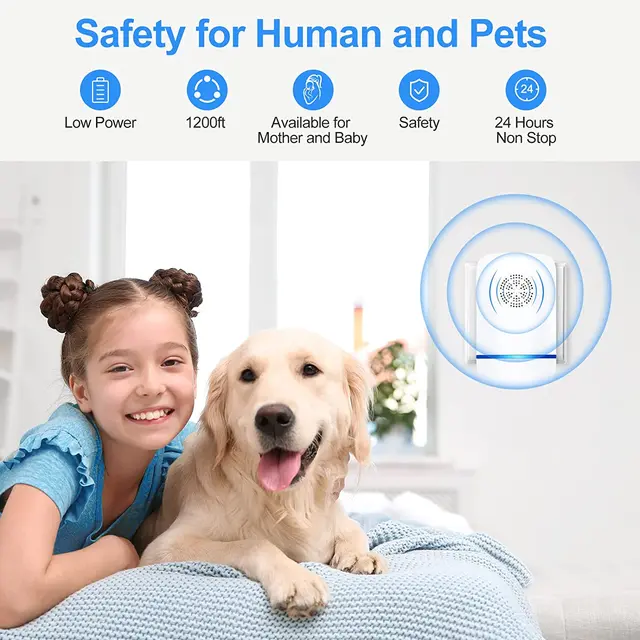 Ultrahangos Kártevő Visszatelepítő Beltéri Dugó A Kártevőirtó -Ellenőrzéshez Az Otthoni Iroda Raktárának Szállodai Rovarok Egerek Pók Hangya Számára - Image 4