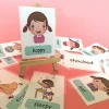 Montessori Kids English Words Learning Flashcards Early Educational Cards Classroom Supplies Kindergarten Teacher Teaching Aids 6