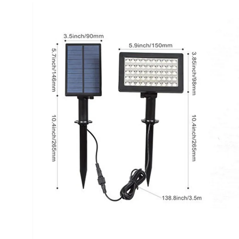 solar panel lights Outdoor Led Solar Spotlight 90 Adjustable Solar Panel Wall Mounted Lights Landscape Lamp Solar Sensitive Outdoor Lighting solar lantern lights