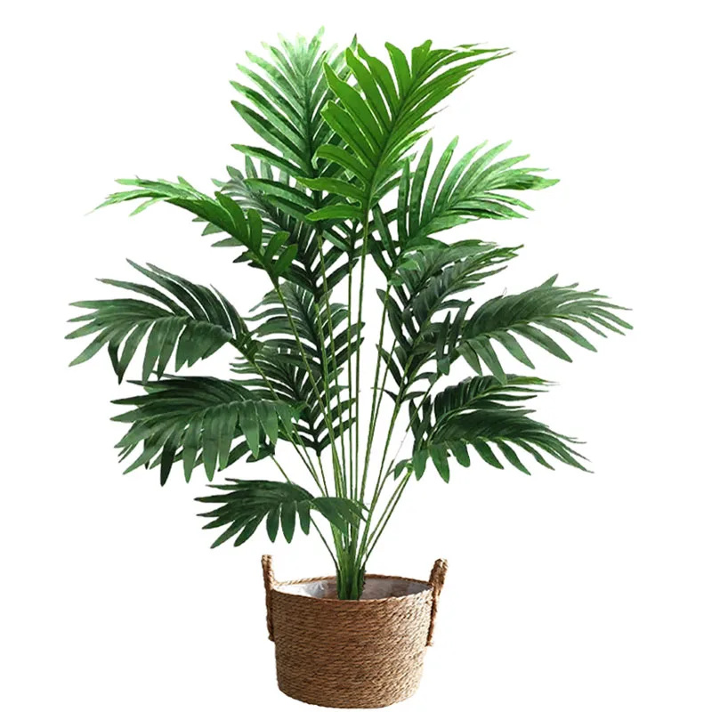 29LargeArtificialPalmTreeTropicalPlantsBranchesPlasticFake
