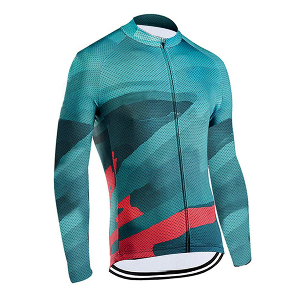 thumbnail image 1 of Ropa deportiva de manga larga para hombre, camiseta de ciclismo, ropa de otoño para bicicleta, camiseta de ciclismo de montaña, camisetas de secado rápido y cómodas, 1 of 5