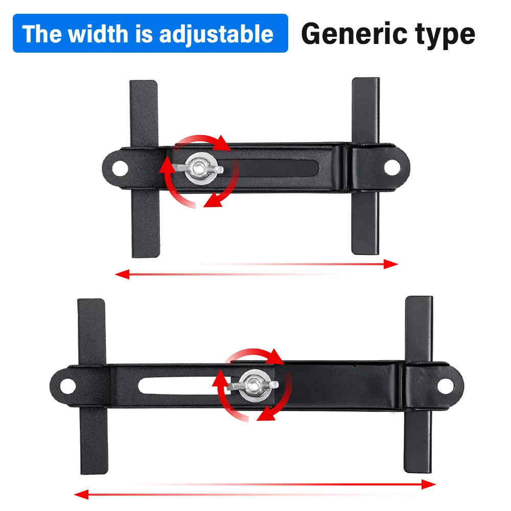 1Pc 범용 조정 가능한 12V 배터리 홀드 다운 크로스바 270mm 자동차 SUV 트럭 RV J 볼트 부식 방지 배터리 홀더